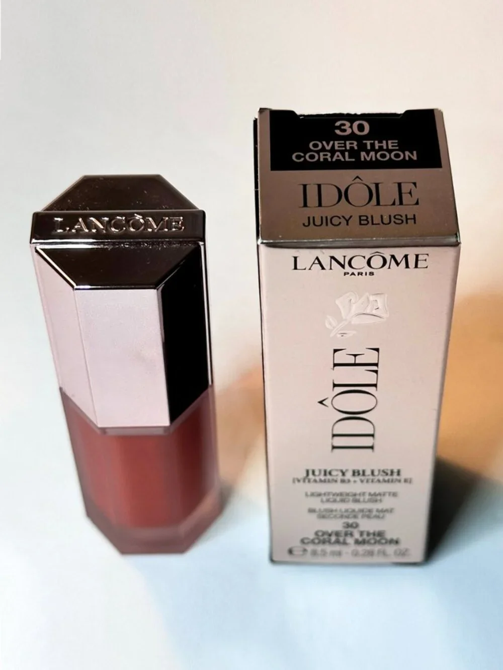 Lancome Skin Idôle Juicy Liquid Blush 30 Over the Coral Moon